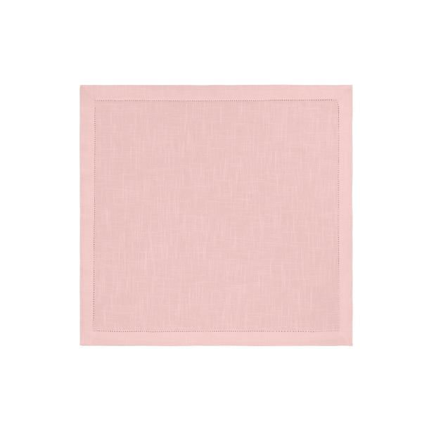 Guardanapo em algodão Copa&Cia Coloratta Ponto Ajour 50x50cm rosa