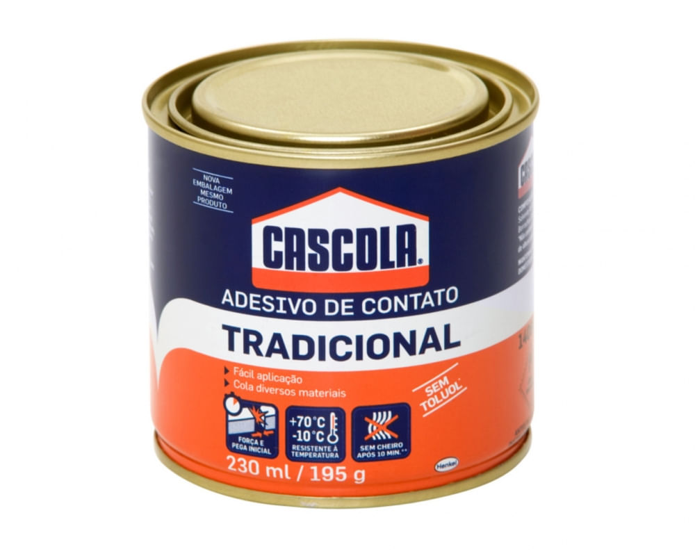 Cola Cascola Tradicional 195G S/Toluol c/6pcs