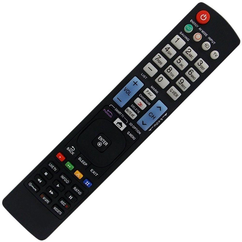 Controle Remoto Compatível Com Tv Led Lg Tecla 3d Smart