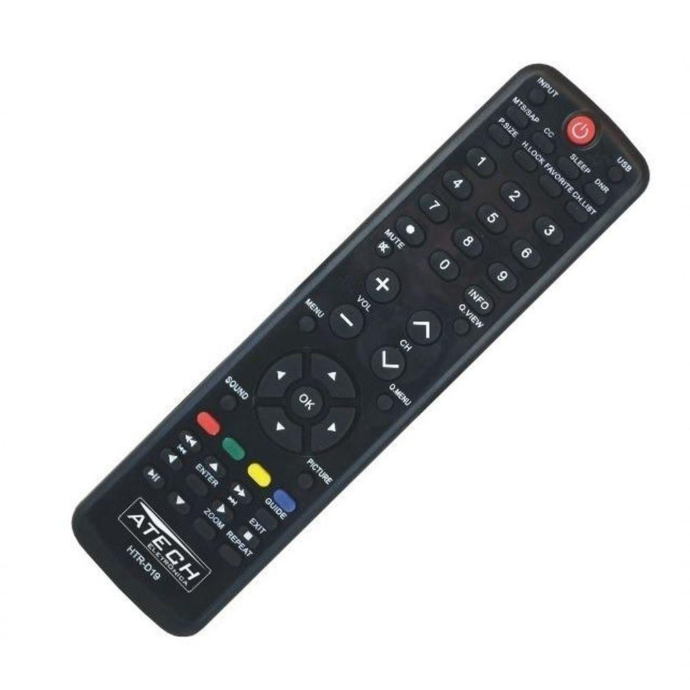 Controle Remoto Para Tv H-buster Htr-d19 32d01hd 42d01hd