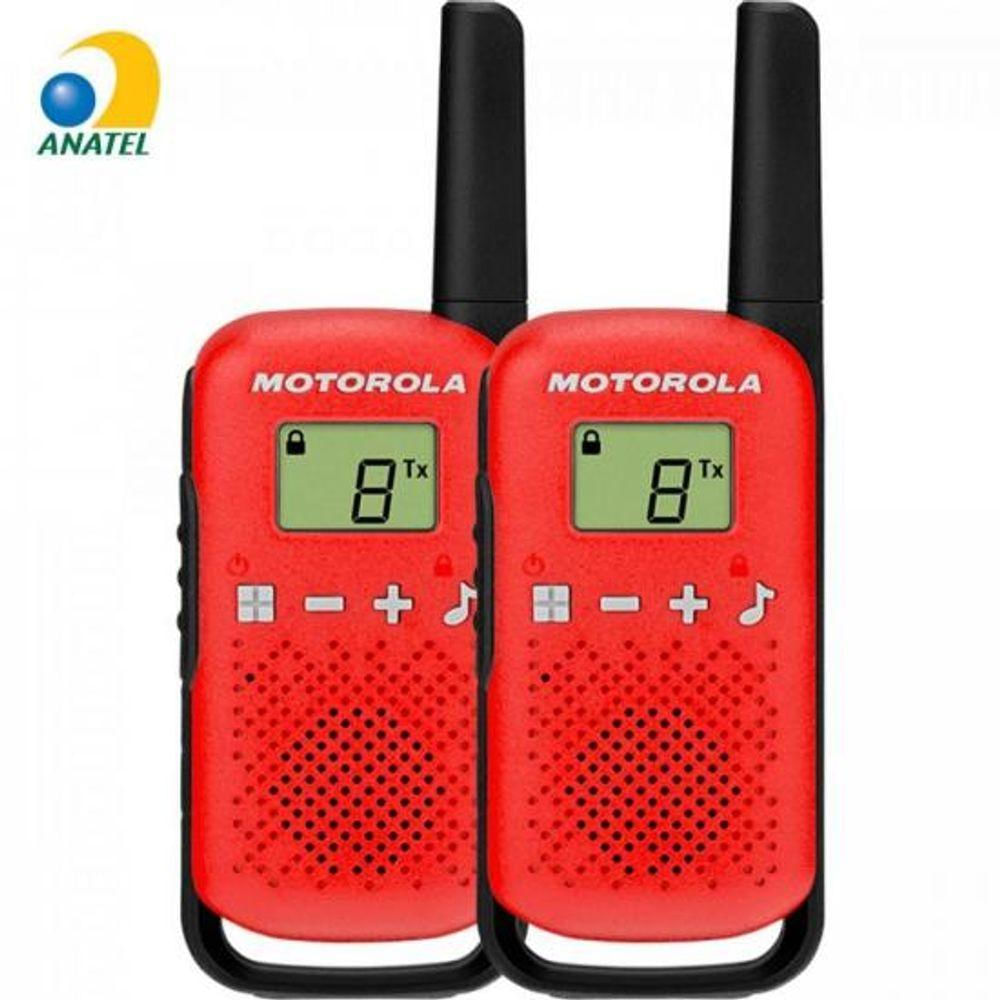 Rádio Comunicador Talkabout 25Km T110Br Vermelho Motorola -