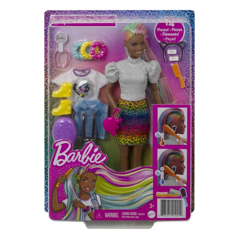 Barbie Side Cut Muda de Cor Negra - Mattel