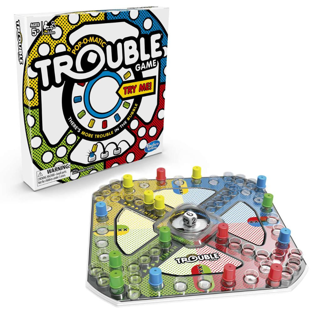 Jogo de Tabuleiro Trouble Pop-o-Matic - Hasbro A5064