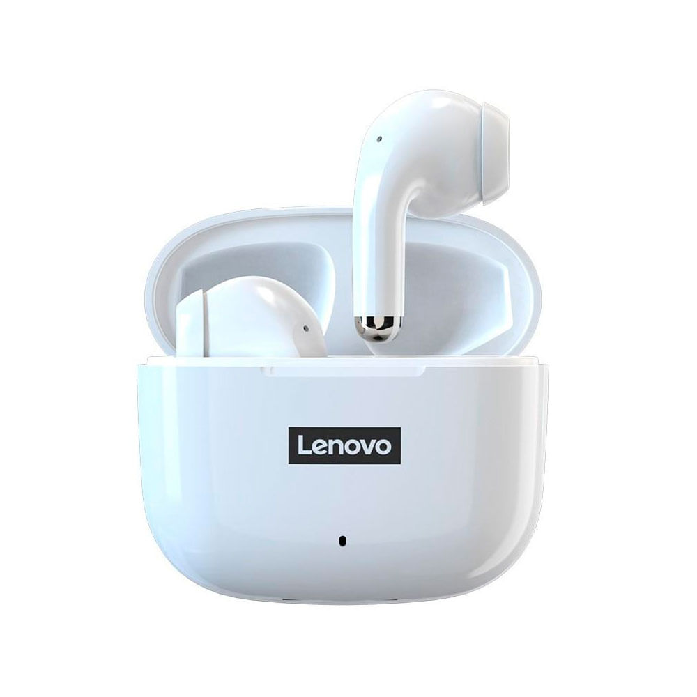 Fone de Ouvido In Ear Bluetooth Lenovo LP40 Pro Branco - AC2559WH