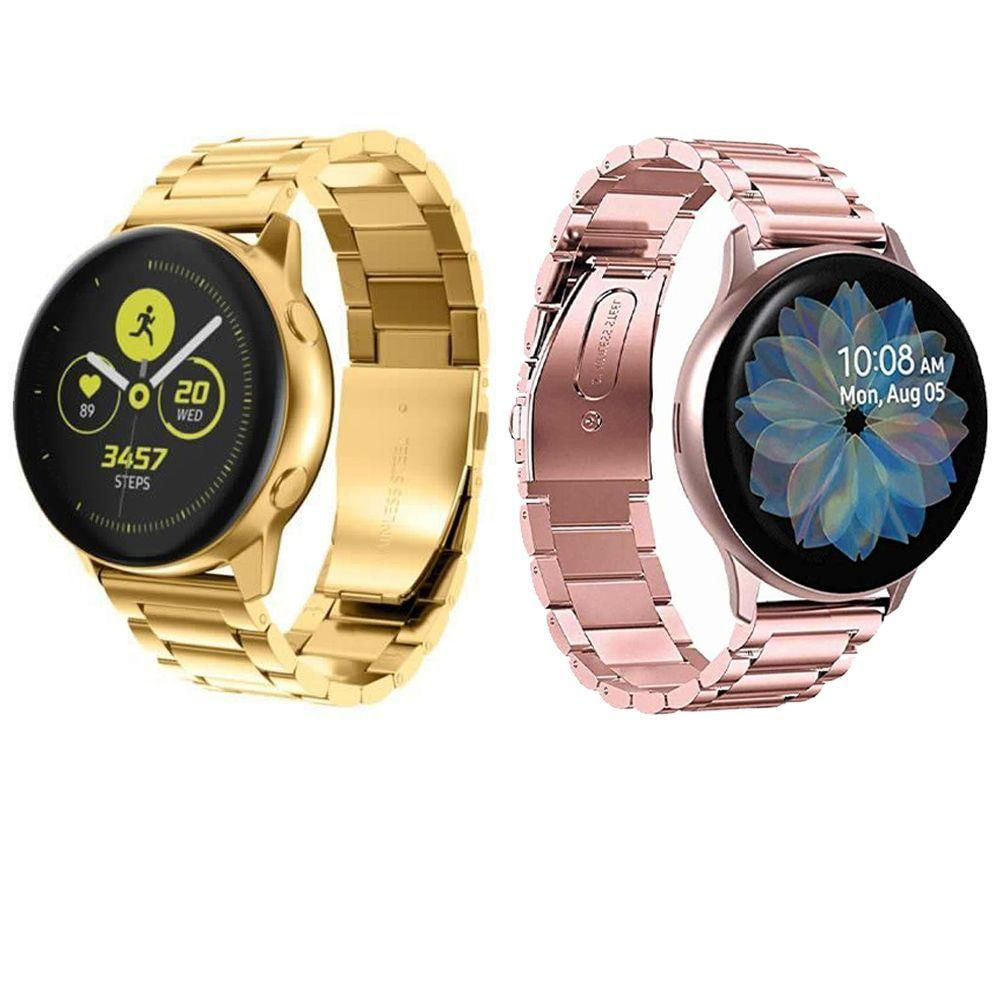Pulseira Smartwatch Relogio Kit 2 Uni Inox Band 3 Elos