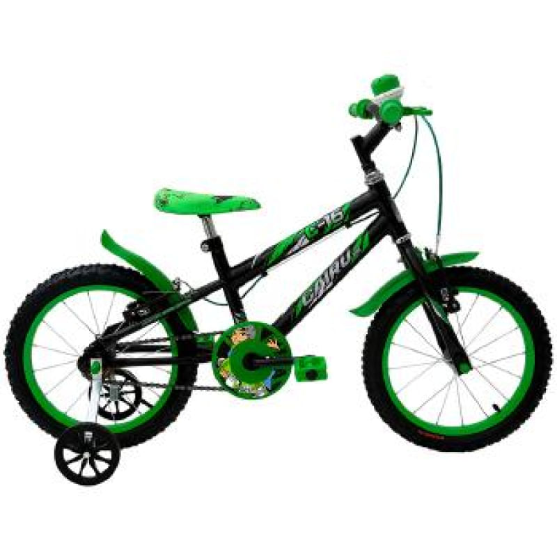 Bicileta ARO 16 MASC Cairu - 311085 Preto / Verde