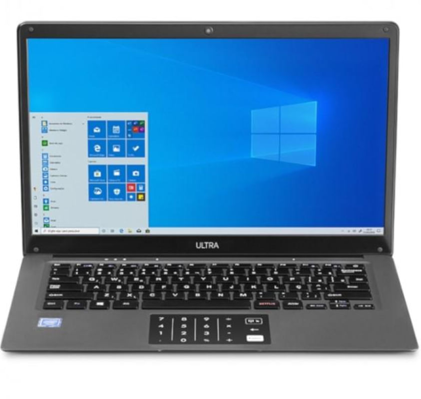 Notebook Legacy Cloud 4GB 64GB WIN10HOME OFFICE365 Cinza - PC137