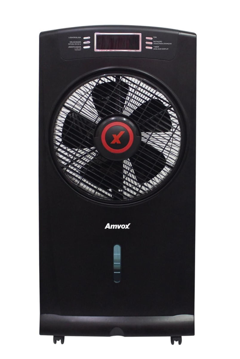 Climatizador e Umidificador de Ar 3L Controle Remoto Display Digital 4 Velocidades AMVOX ACL 003 220
