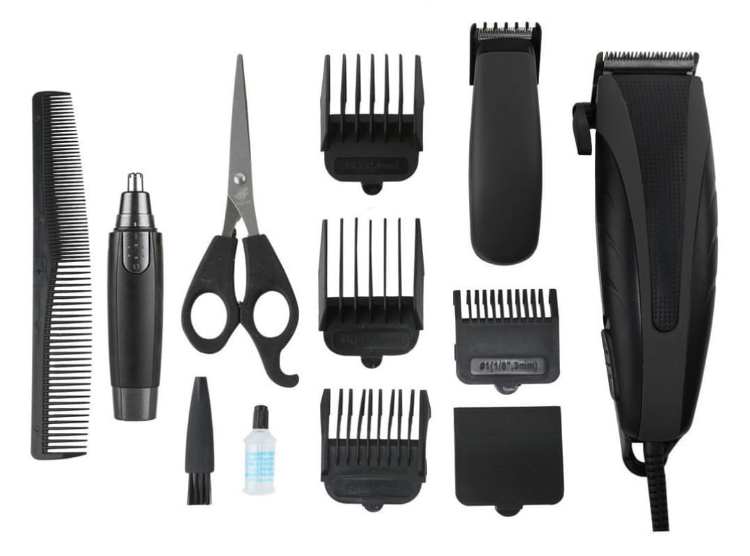 Kit Aparador de barba, cortador de cabelo e Pelos Trimmer 3 em 1-  110V