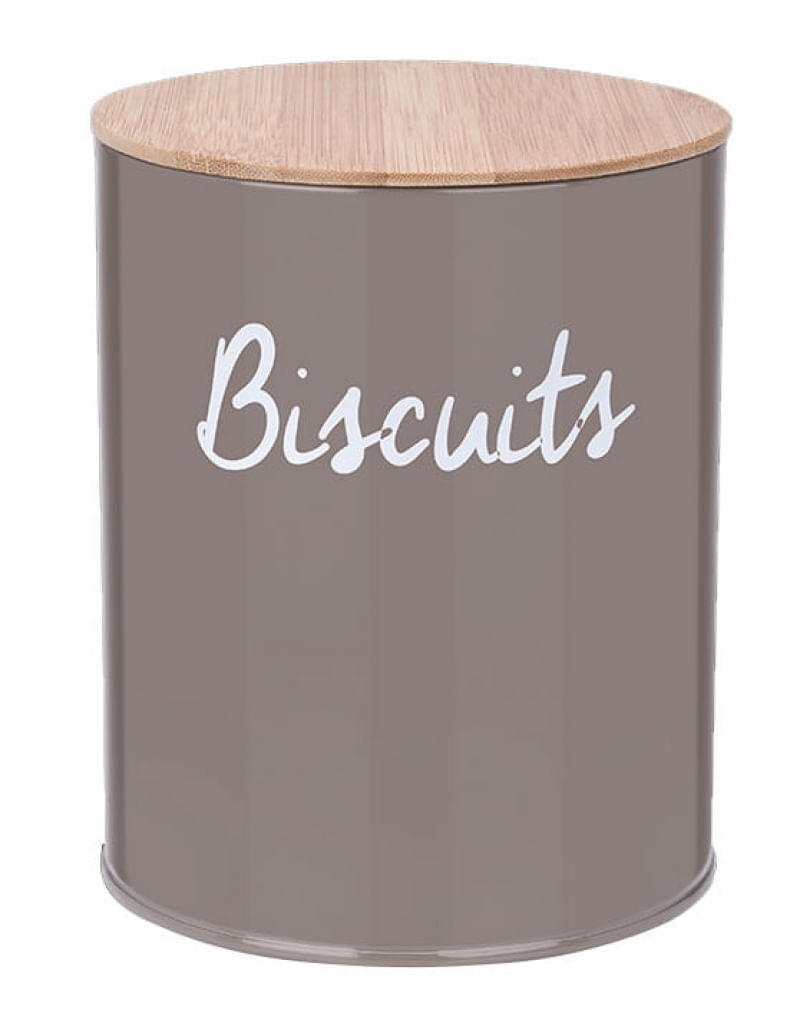 Pote Redondo Para Biscoitos Canister Warm Gray - Haus Concept 13,9 x 17,5 cm