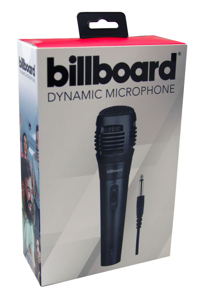 Microfone dinâmico unidirecional Billboard BB2723 Preto