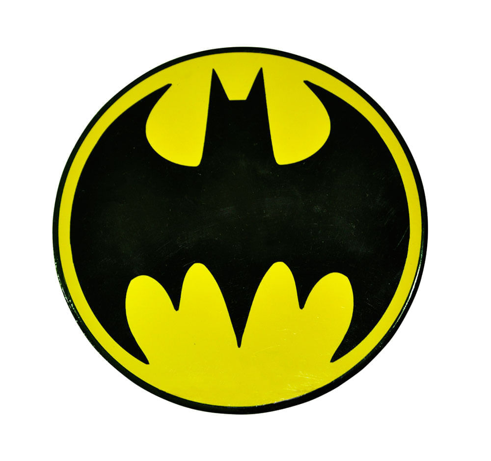 Suporte Panela Cerâmica Dco Batman Logo Amarelo/Preto