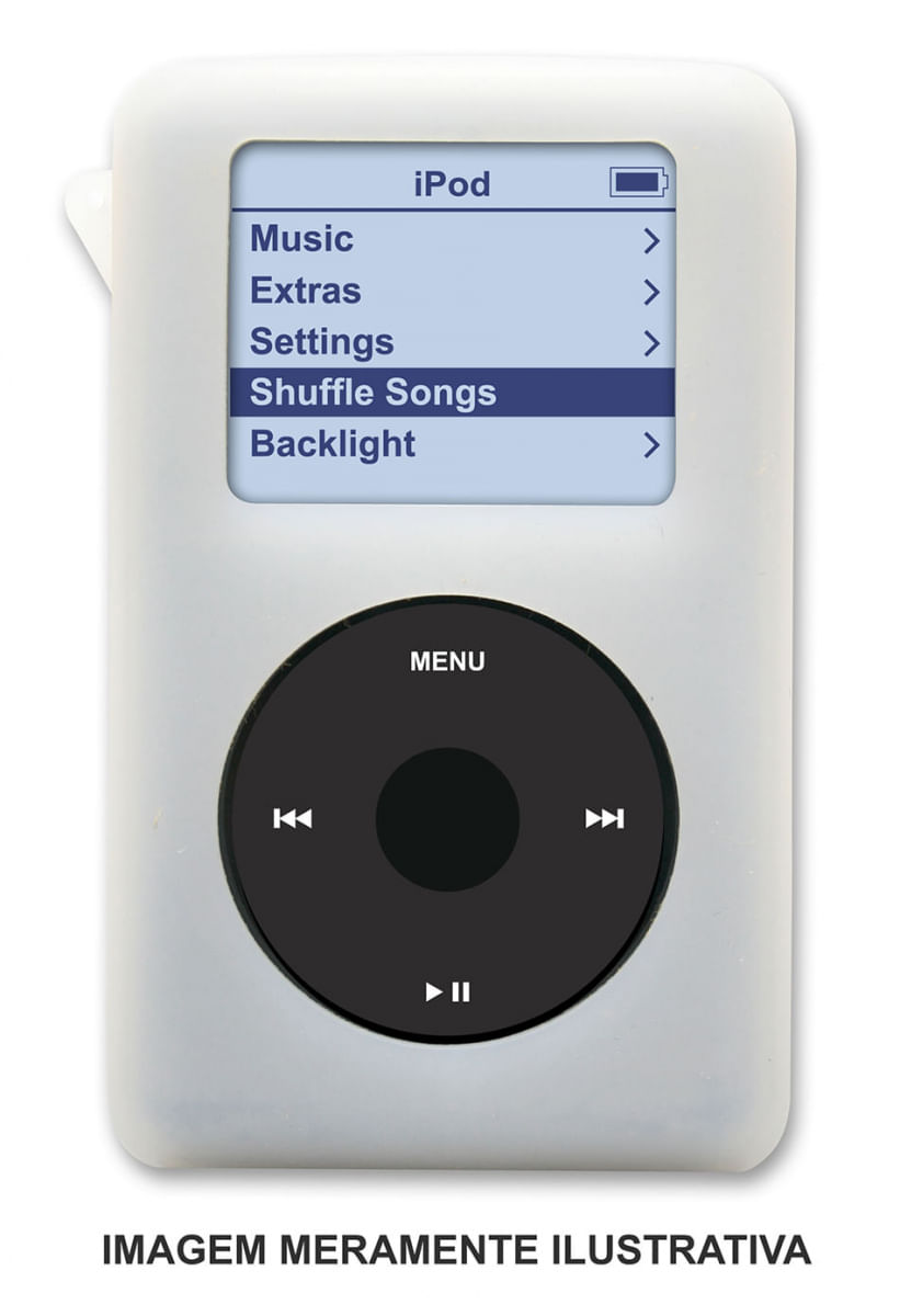 Estojo de silicone para iPod Photo 40 GB e 60 GB