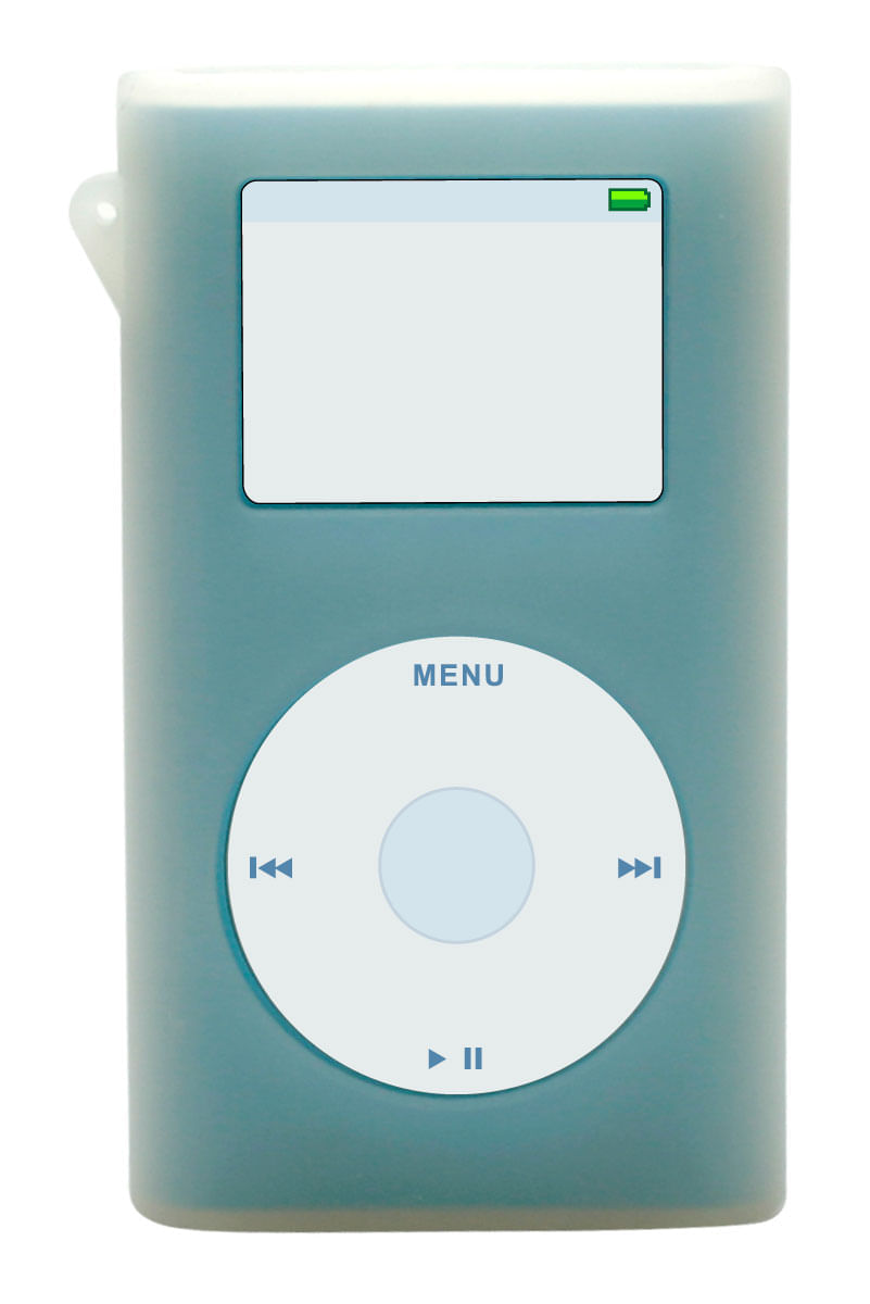 Estojo de silicone para iPod Mini Azul