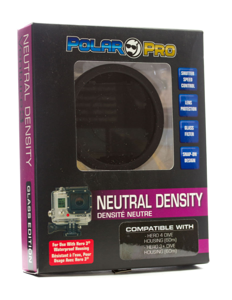 Filtro de densidade neutra para caixa estanque de câmera GoPro