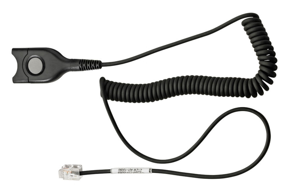 Cabo de conexão de headset em aparelho telefônico - Código 08
