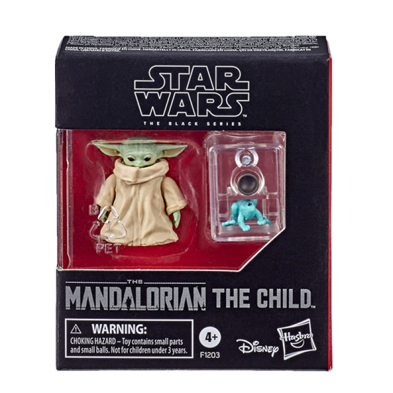 Figura Star Wars Black Mandalorian The Child Disney - Hasbro