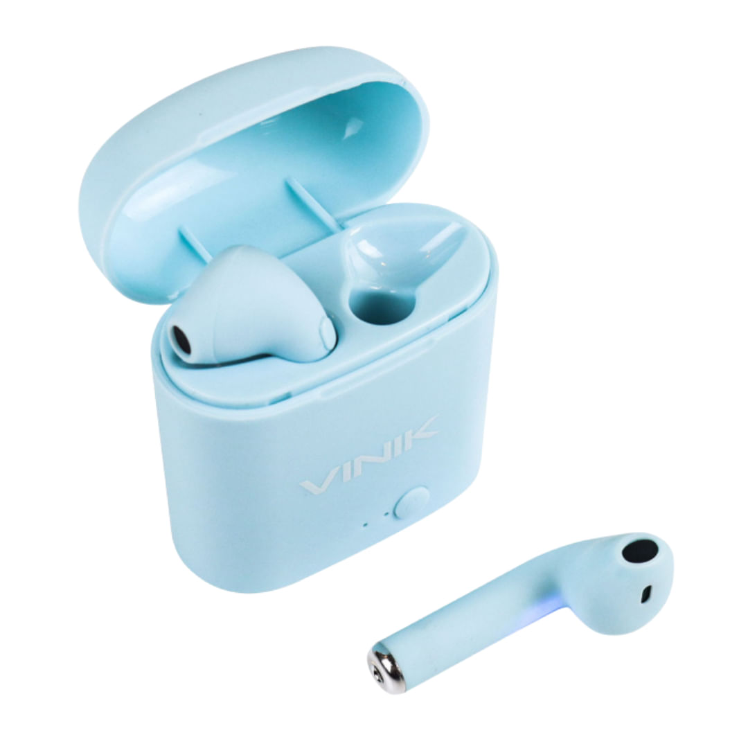 Fone De Ouvido Bluetooth Easy W1+ Wireless Azul - Vinik