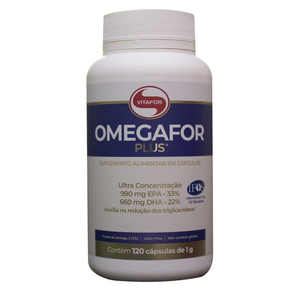 Suplemento Alimentar Omegafor Plus 1g 120 Cápsulas