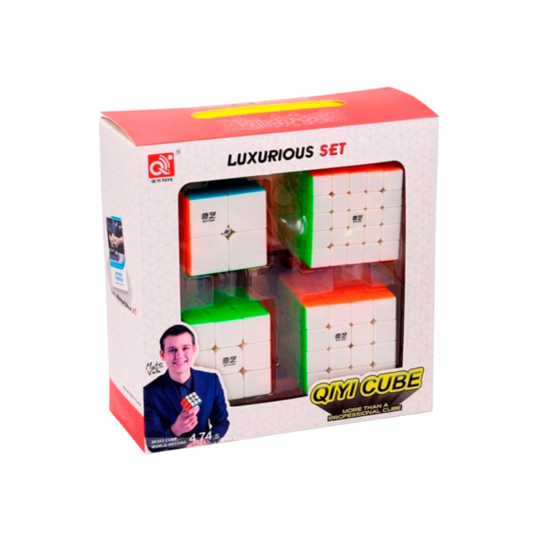 Cubo Mágico Kit Com 4 - QiYi