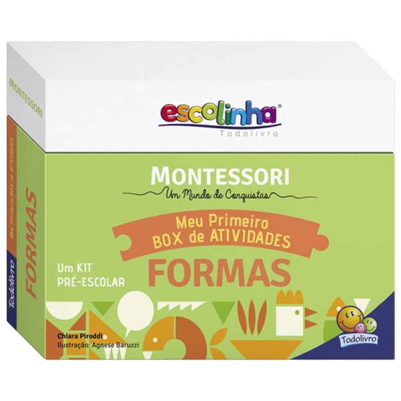 Meu Primeiro Box Atividades Montessori Formas - Todolivro