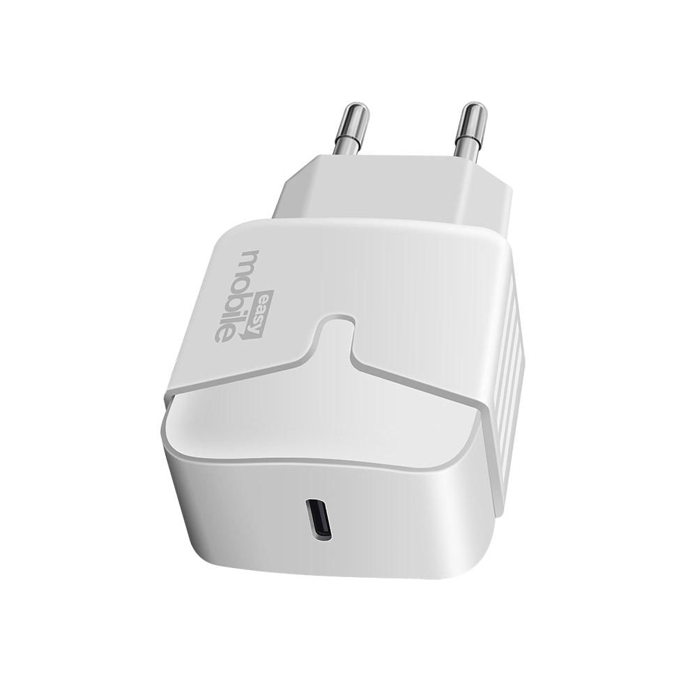 Carregador de iPhone USB-C Easy Mobile PD20W Branco