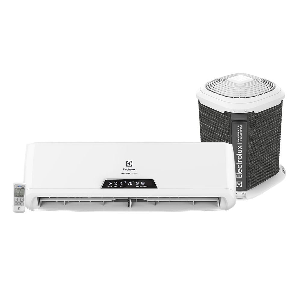Ar Condicionado Split Hi Wall Inverter Electrolux 9000 BTU/h Quente e Frio  QI09R/QE09R – 220 Volts 220 Volts