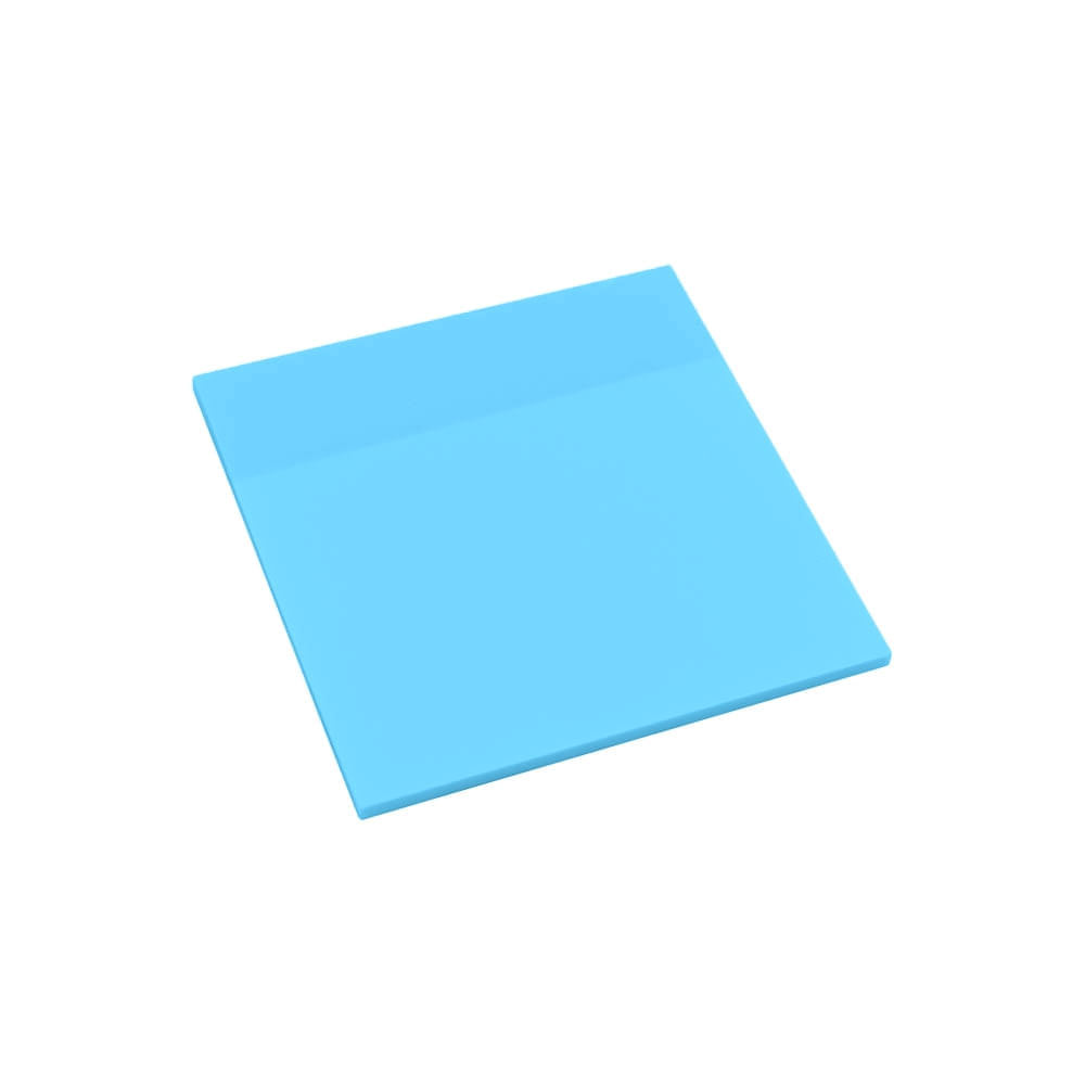 Bloco Adesivo Pet Azul Pastel Transparente 75x75mm 50 Folhas Keep - EI151 EI151
