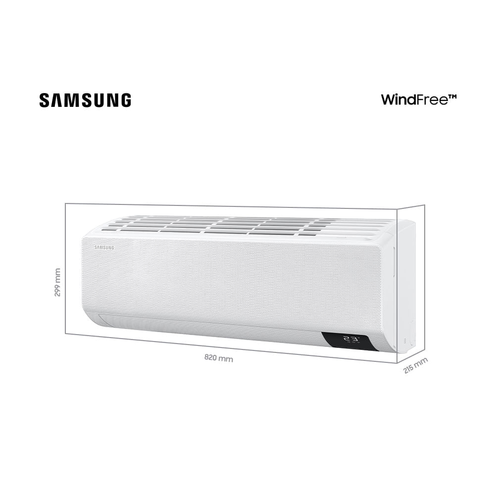 Ar Condicionado Split Hi Wall Inverter Samsung WindFree Sem Vento 22000 BTU/h Frio AR24AVHABWKNAZ – 220 Volts 220