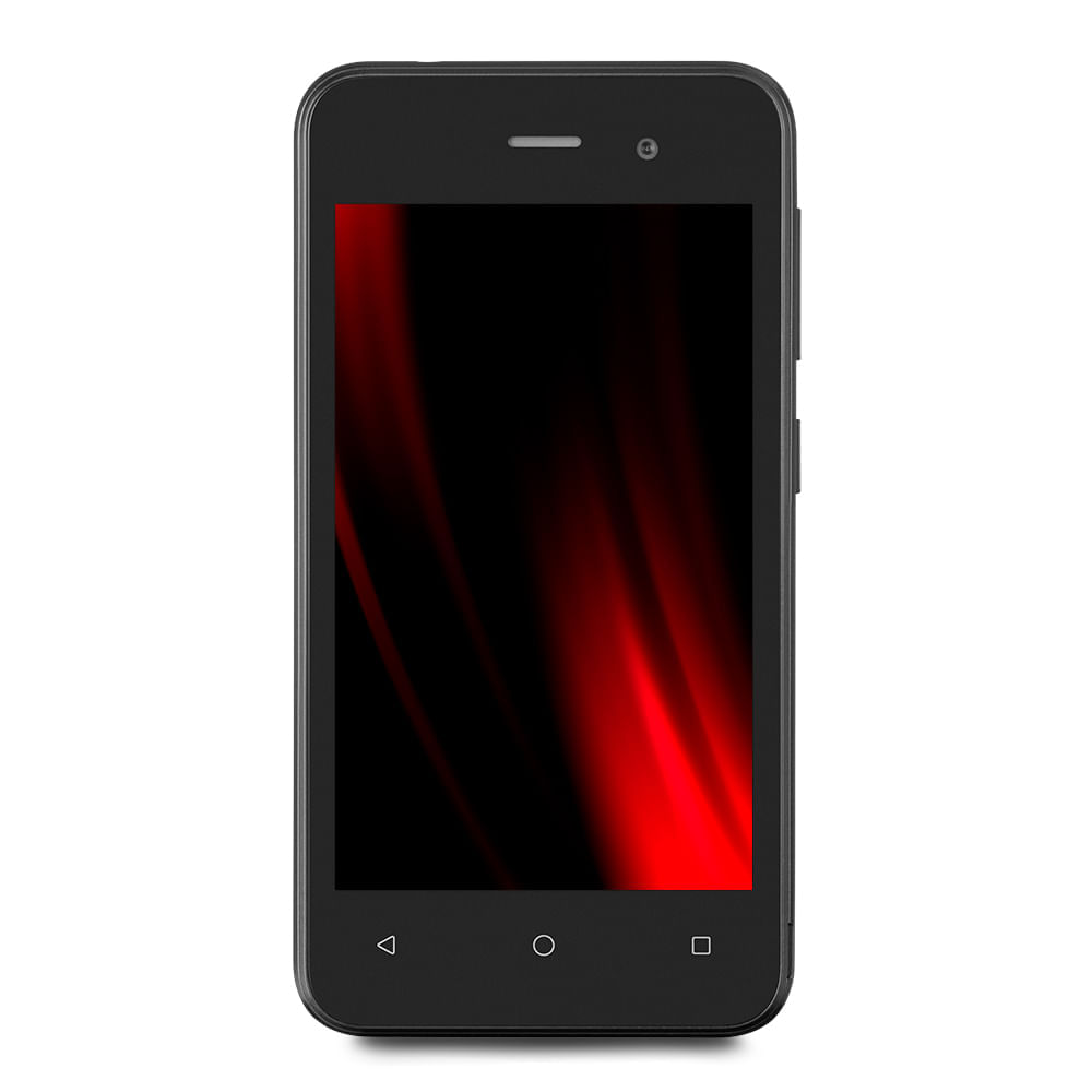 Smartphone Multilaser E Lite 2 32GB 3G Wi-Fi Tela 4 pol. Dual Chip 1GB RAM Android 10 (Go edition) Processador Quad Core Preto - P9146 P9146