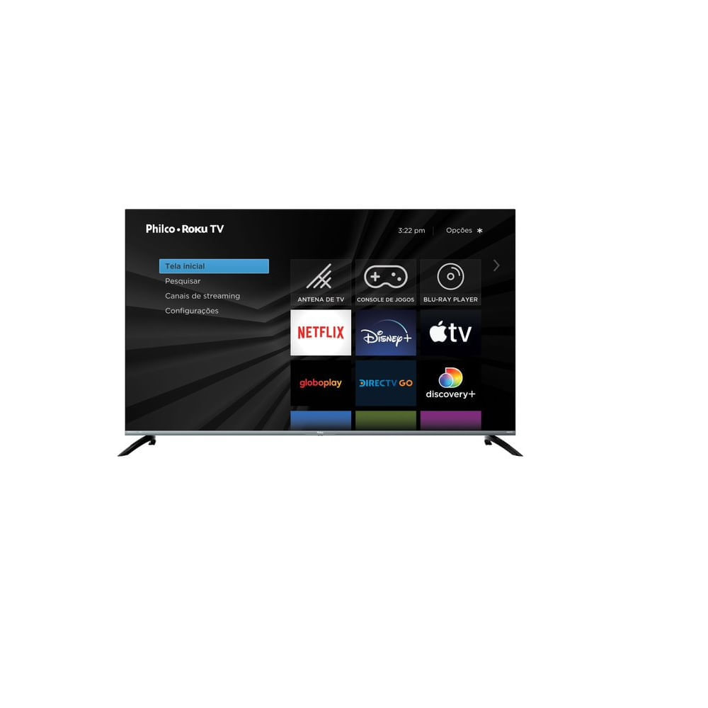Smart TV Philco 58’’ 4K HDR10 Dolby Áudio Led PTV58G70R2CSGBL – Bivolt Bivolt