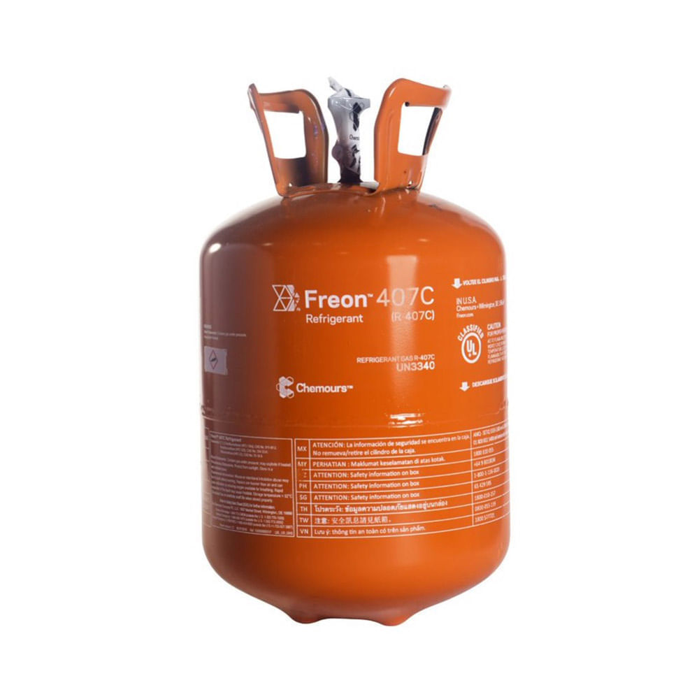 Gás Refrigerante Chemours HFC R407C 13,35KG (8005) Du Pont