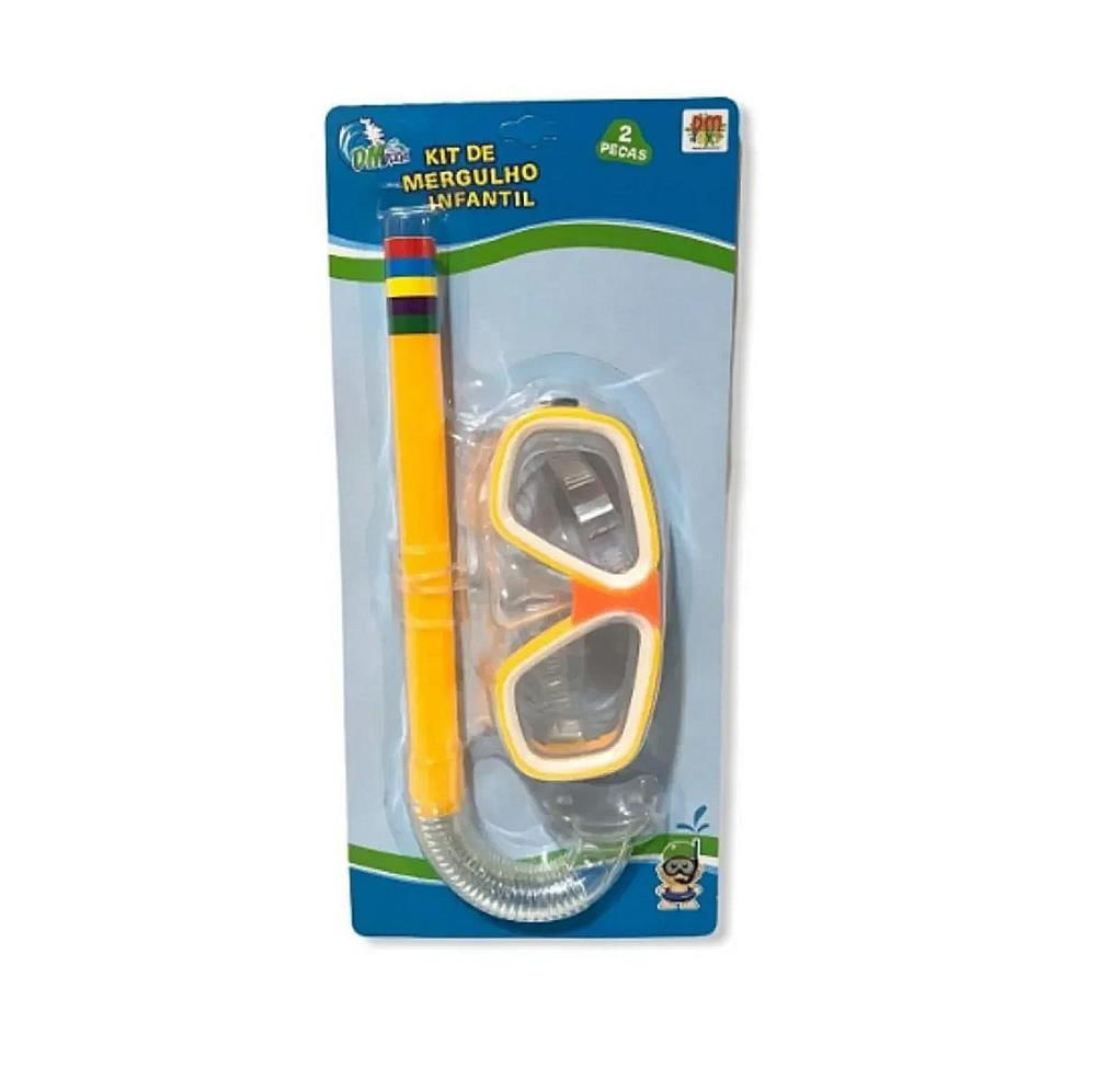 Kit de Mergulho Infantil Snorkel Cor Sortida - Dm Toys 5478