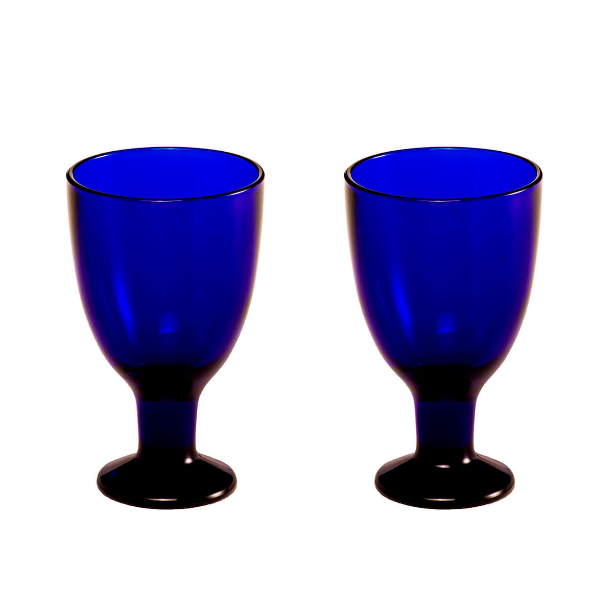 Jogo 2 Taças Vinho Copo Cobalto Verna Azul 150ml iittala