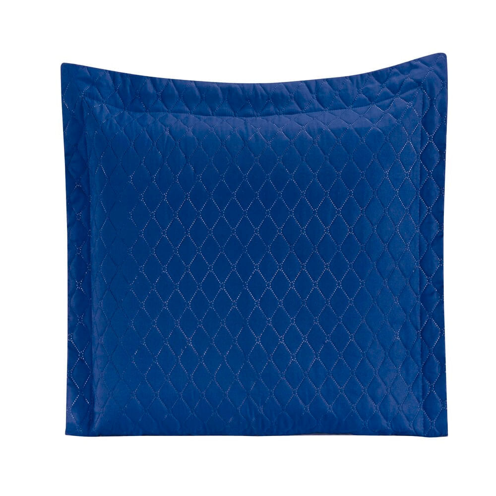 Porta Travesseiro Requinte Liso Azul Royal Enxovais Aquarela Azul