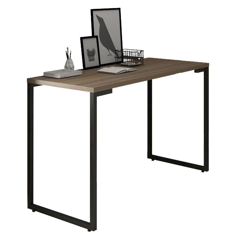 Mesa para Computador Escrivaninha 120cm Castanho Mpozenato