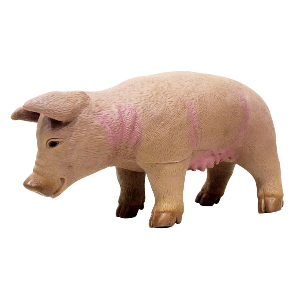 Boneco De Vinil Animais Da Fazenda Porco