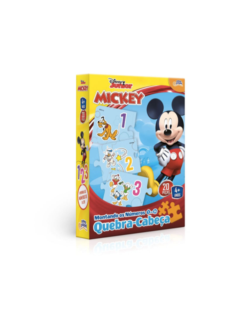 Quebra-Cabeça Montando O Alfabeto A a Z Disney Junior Mickey