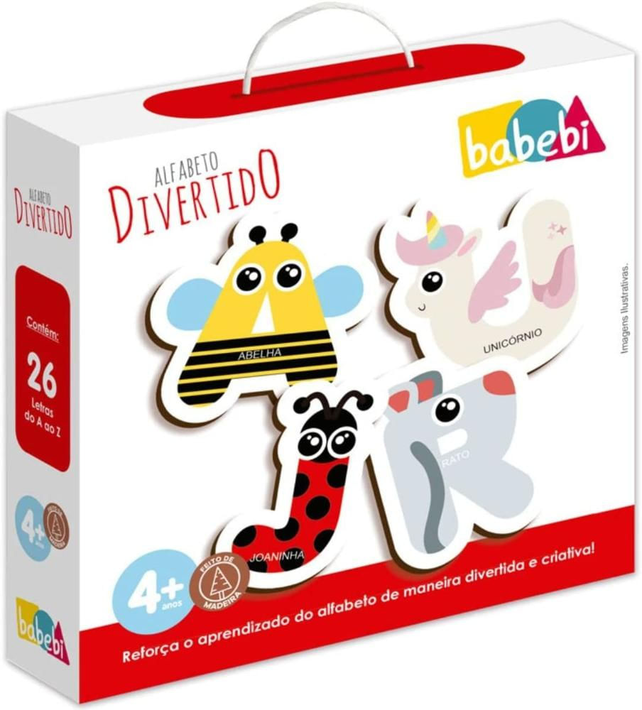 Brinquedo Infantil Educativo Alfabeto Divertido Babebi 6019