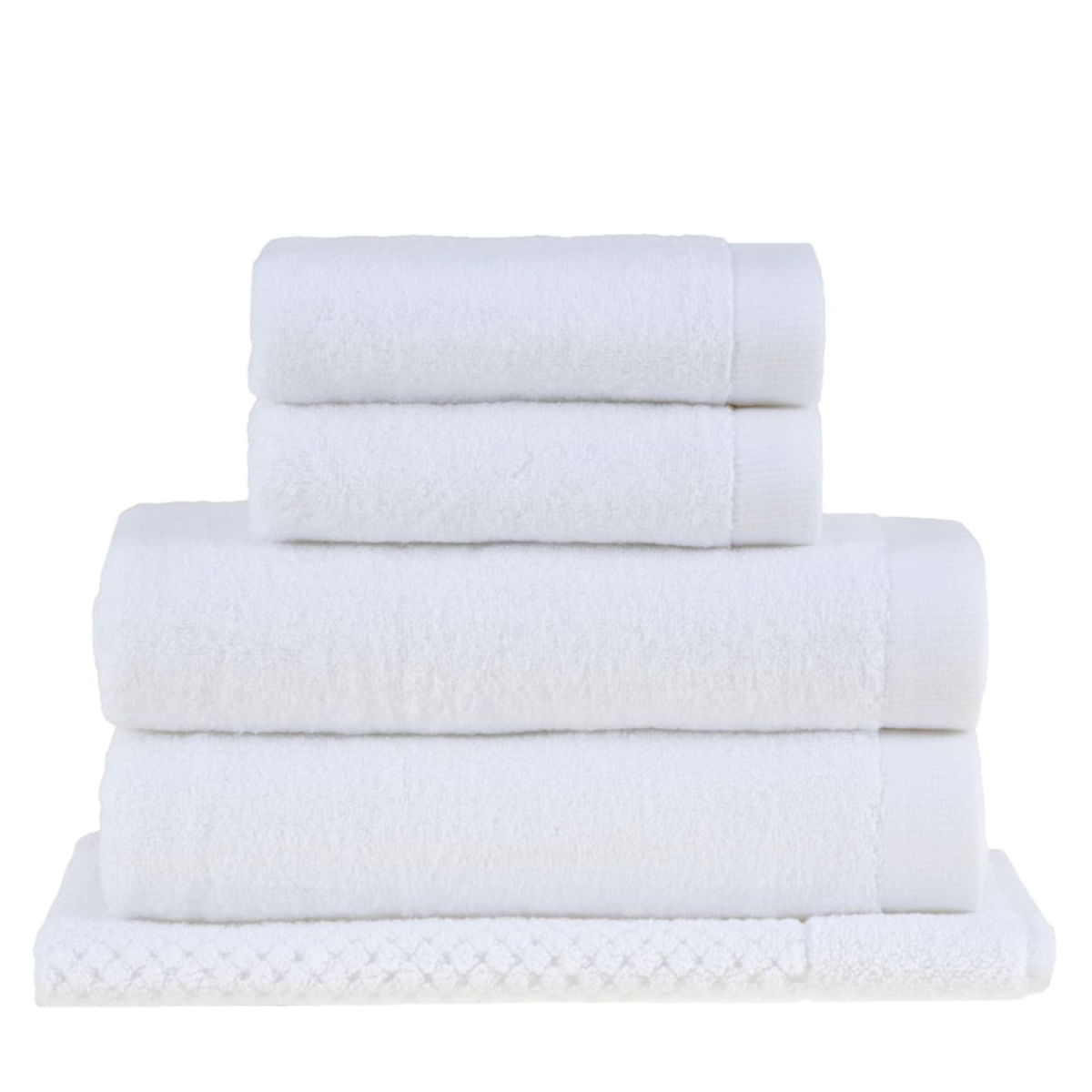 jogo toalhas banho buddemeyer 5p dual air branco 1011