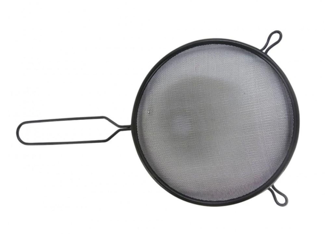 Peneira de Cozinha Fina Coador Inox Black 18 cm - Mimo