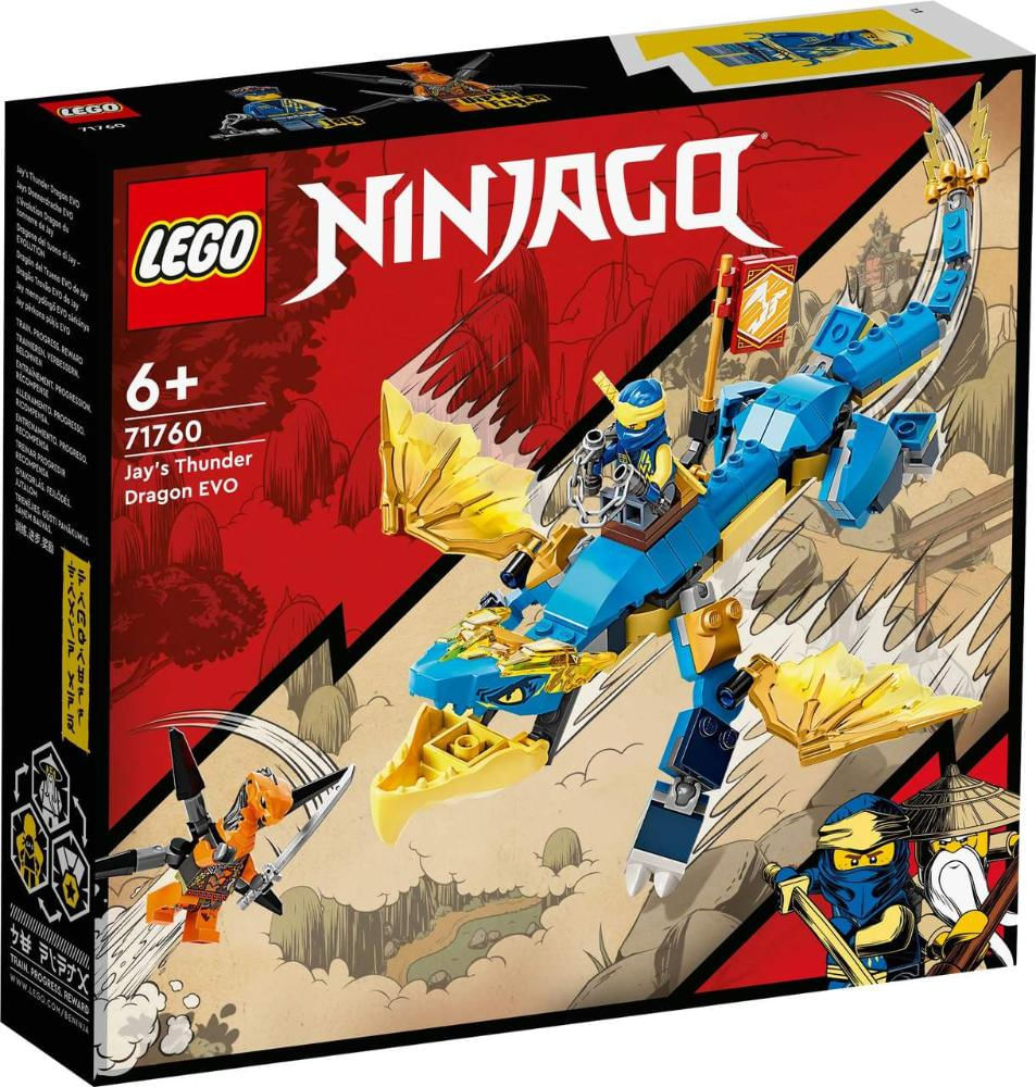 Lego Ninjago Dragão Trovão Evo Do Jay 140 Peças - 71760