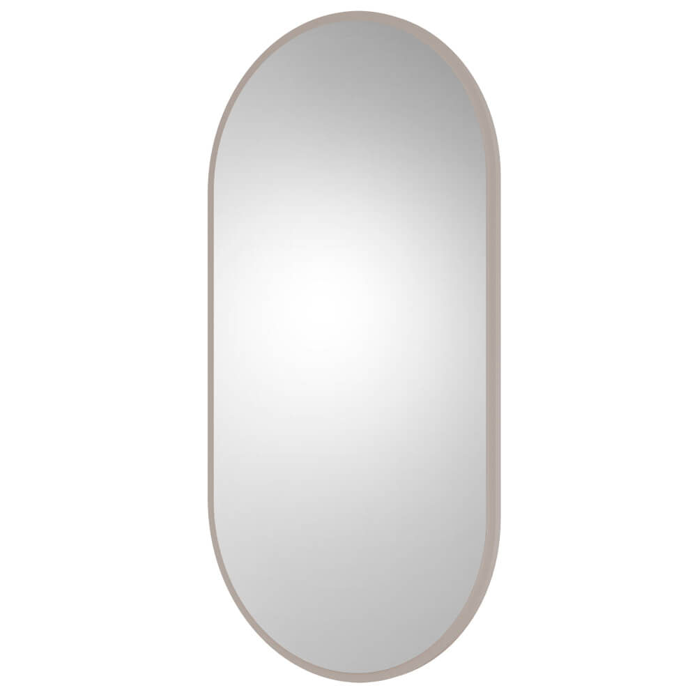 Espelheira Jade Cimol Oval 103cm - Off White Off White
