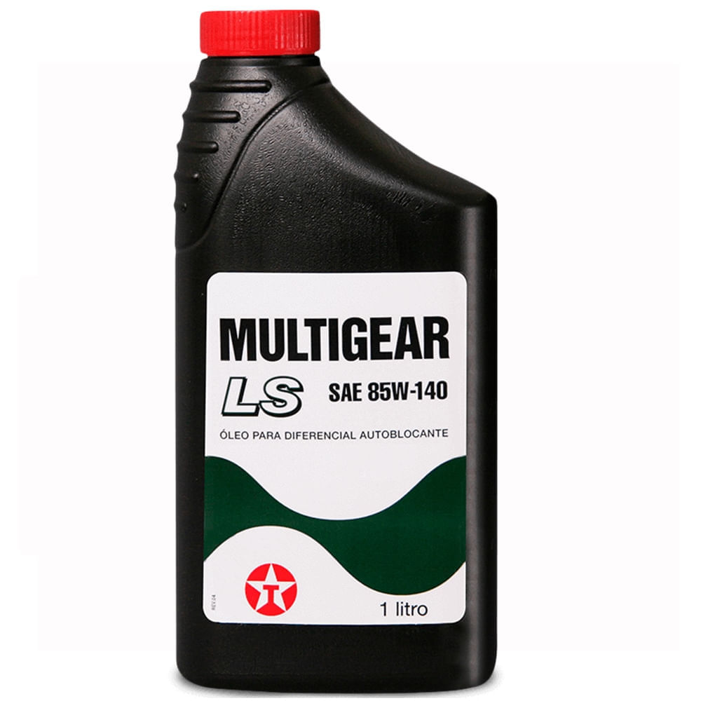 Óleo Lubrificante Mineral Texaco Multigear LS SAE 85W140 para Diferenciais Autoblocantes de Pick-ups, Camionetes, Jeeps e Vans. 1L