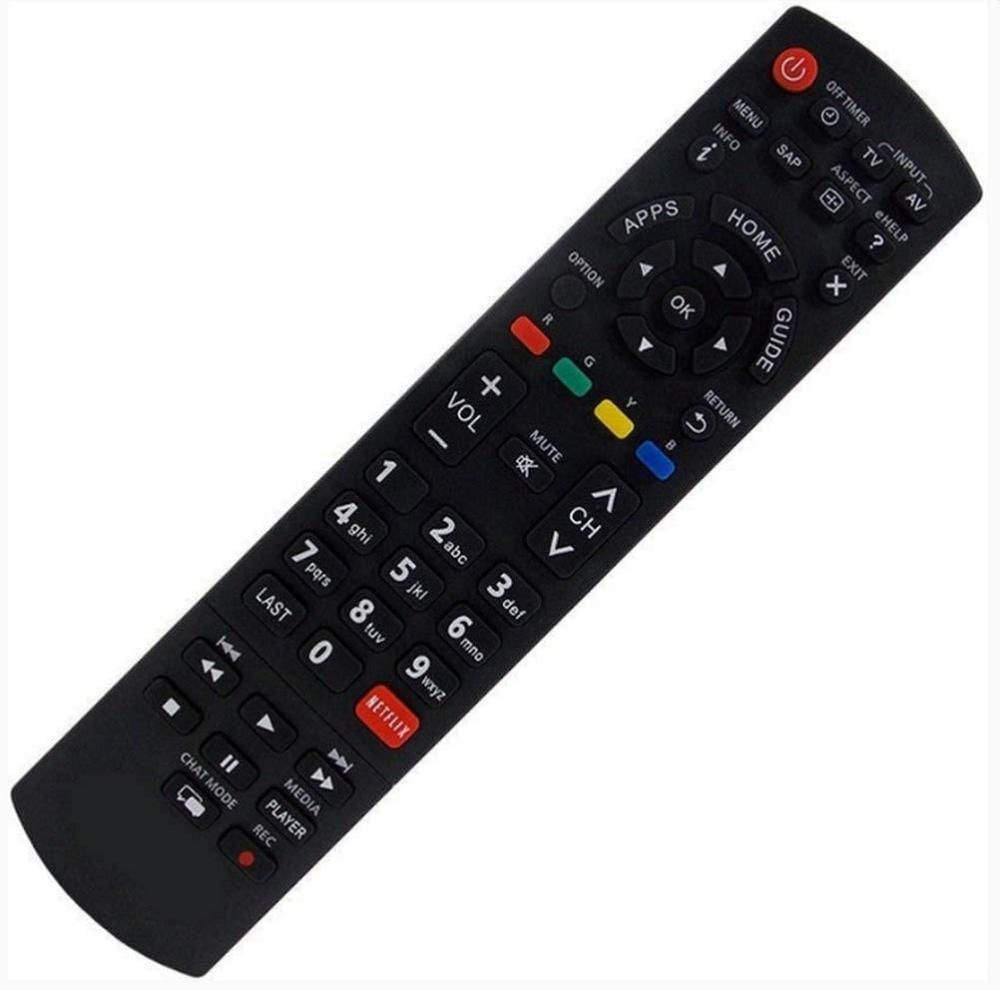 Controle Remoto Para Tv Panasonic Viera LCD / LED com Botão Netflix