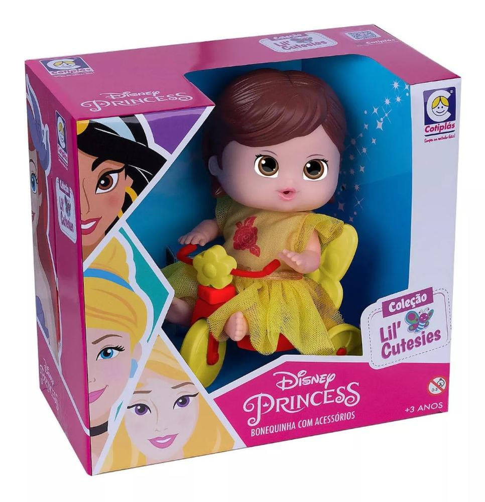 Boneca Lil' Cutesies Princesas Disney Bela - Cotiplás 2463