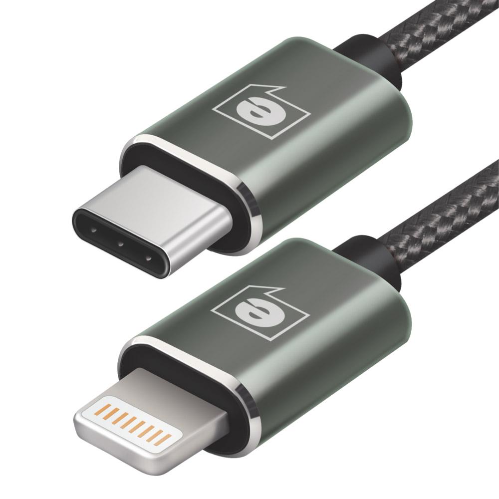 Cabo USB Tipo-C para iPhone 1.5M Easy Mobile Cinza