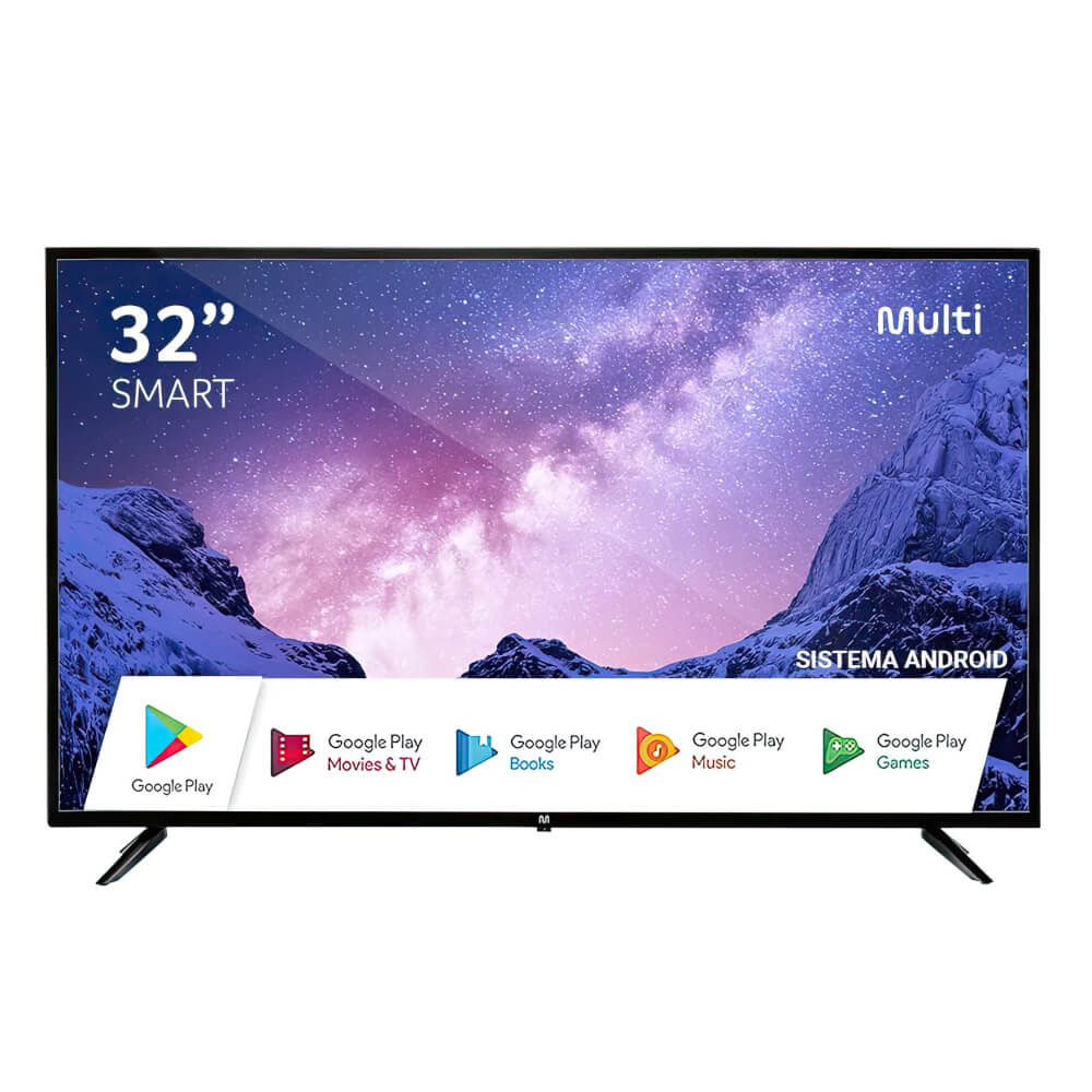 Smart TV Multi 32" LED HD TL042 Android com Conexão Wi-Fi