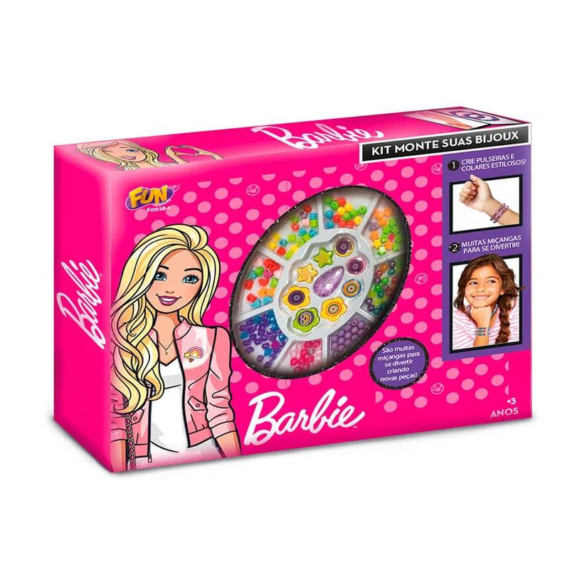 Kit Barbie Monte Suas Bijoux Fun F0028-1