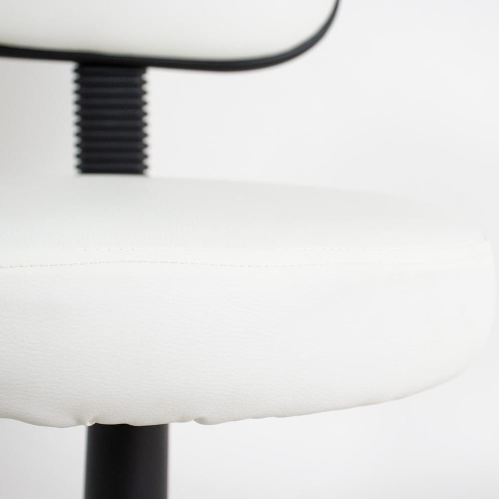 Cadeira Mocho Branca Dentista Estética Tatoo Healer Giratória